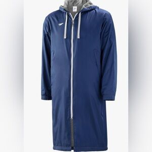 Speedo Unisex Team Parka, Navy Blue, Size Medium